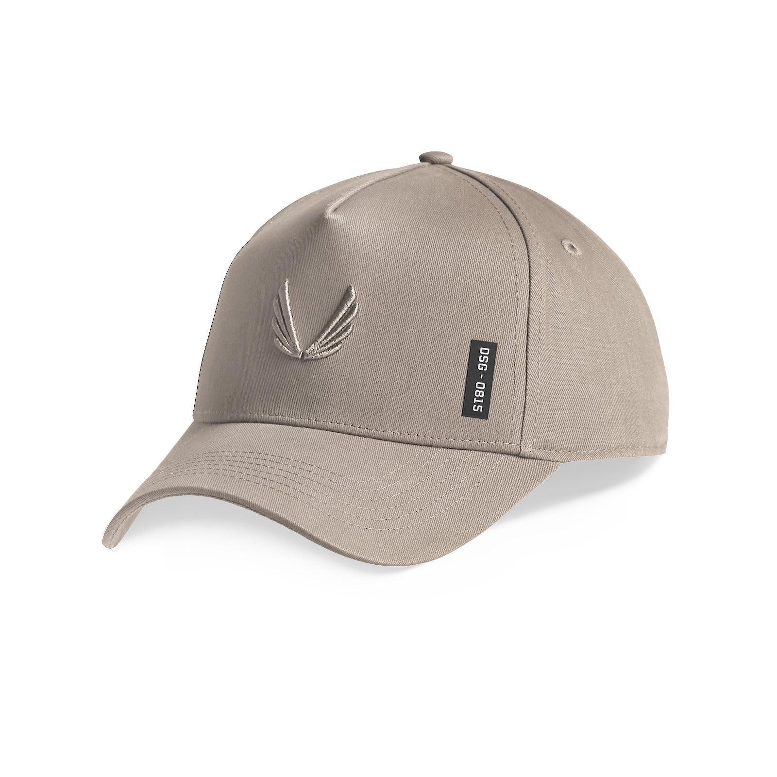 0815. A-Frame Hat - Light Taupe/Taupe "Wings" Product Image