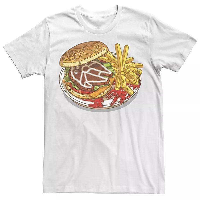 Mens Star Wars Burger And Fries Plate Graphic Tee Product Image