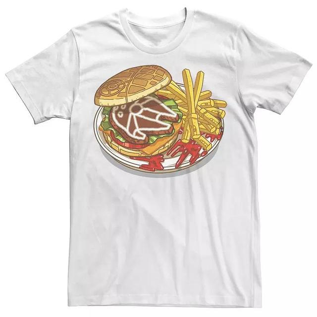 Big & Tall Star Wars Burger And Fries Plate Graphic Tee, Mens Product Image