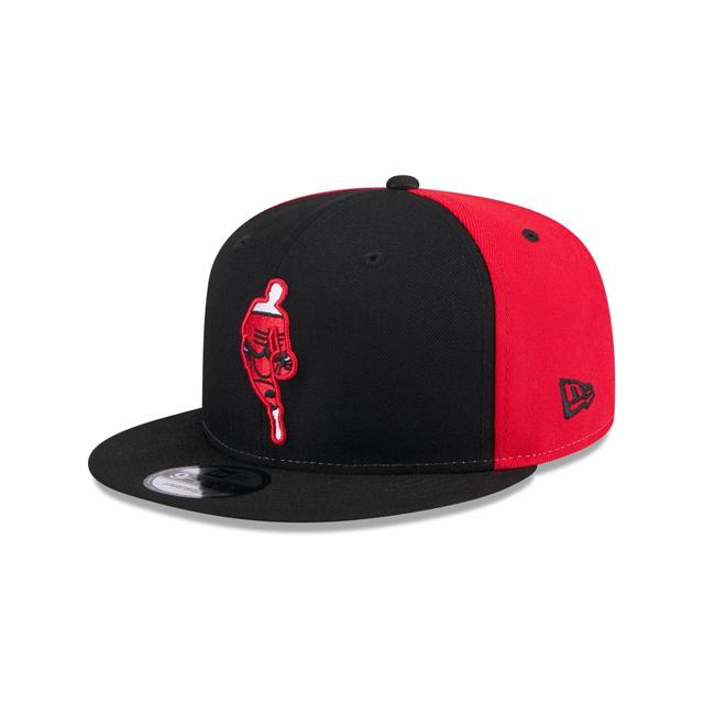 Chicago Bulls Front Logoman 9FIFTY Snapback Hat Male Product Image