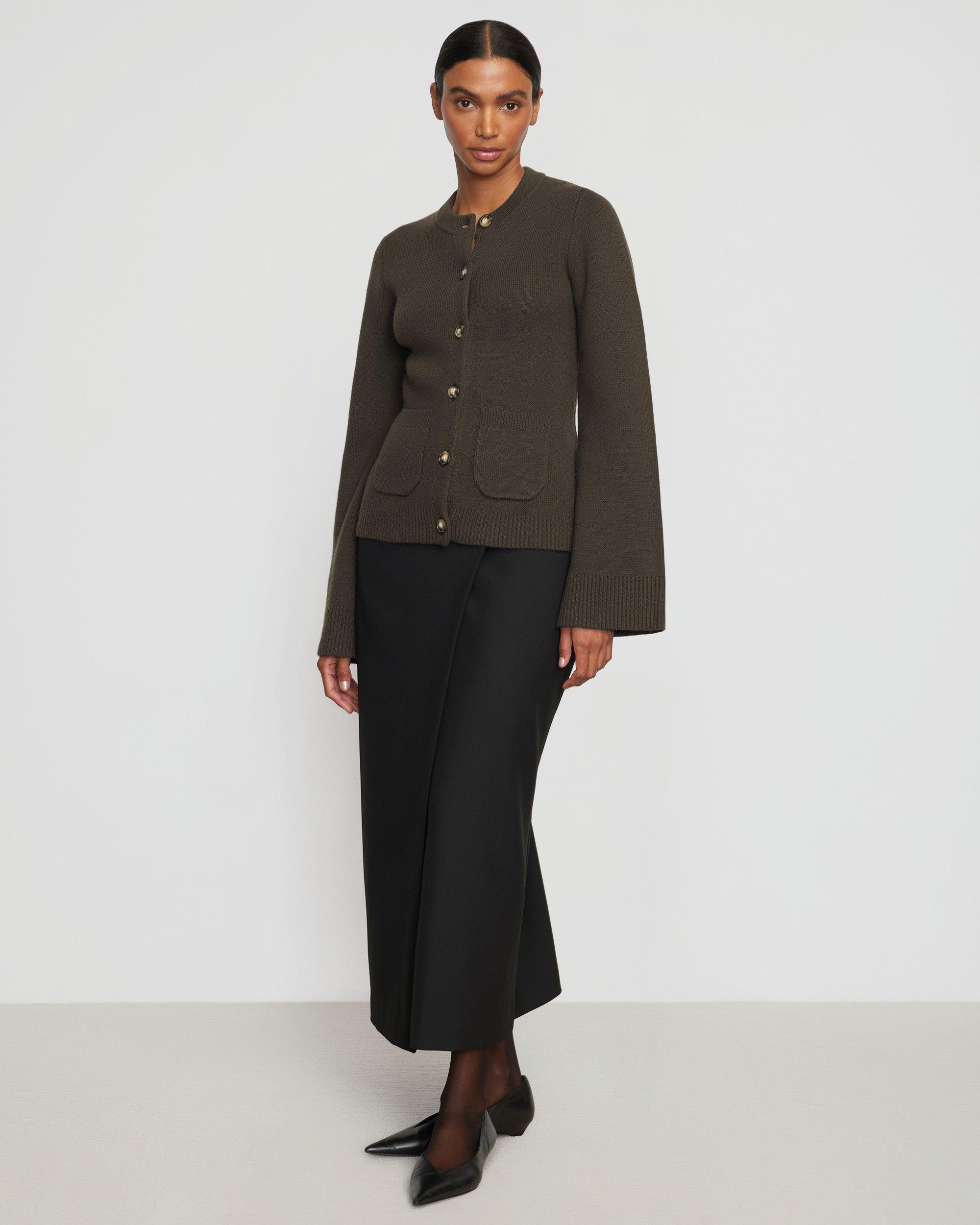 Eames Organic Cotton-Wool Button Cardigan Product Image