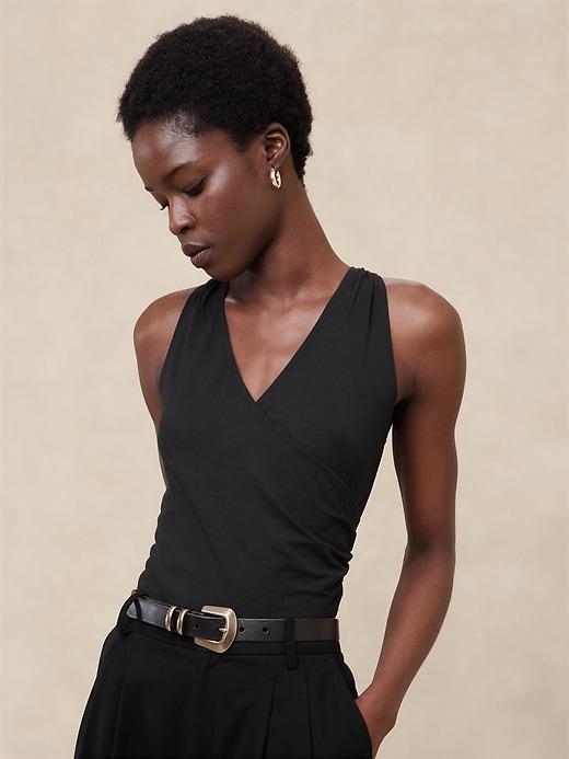 Halter Wrap-Waist Bodysuit Product Image