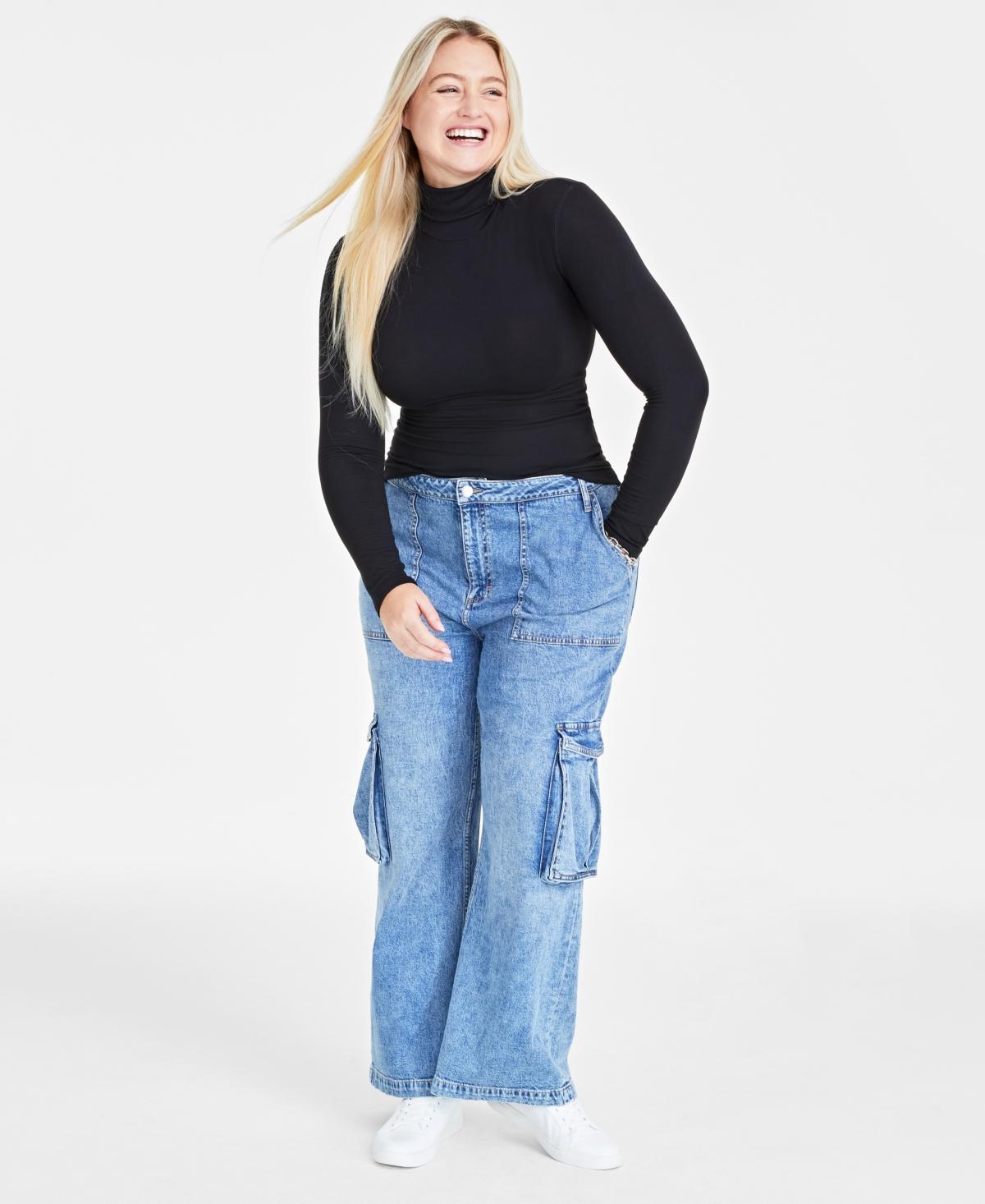 On 34th Womens Modal Long Sleeve Turtleneck, Created for Macys Product Image