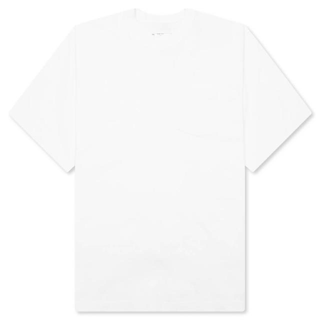 s Cotton Jersey T-Shirt - White Male Product Image