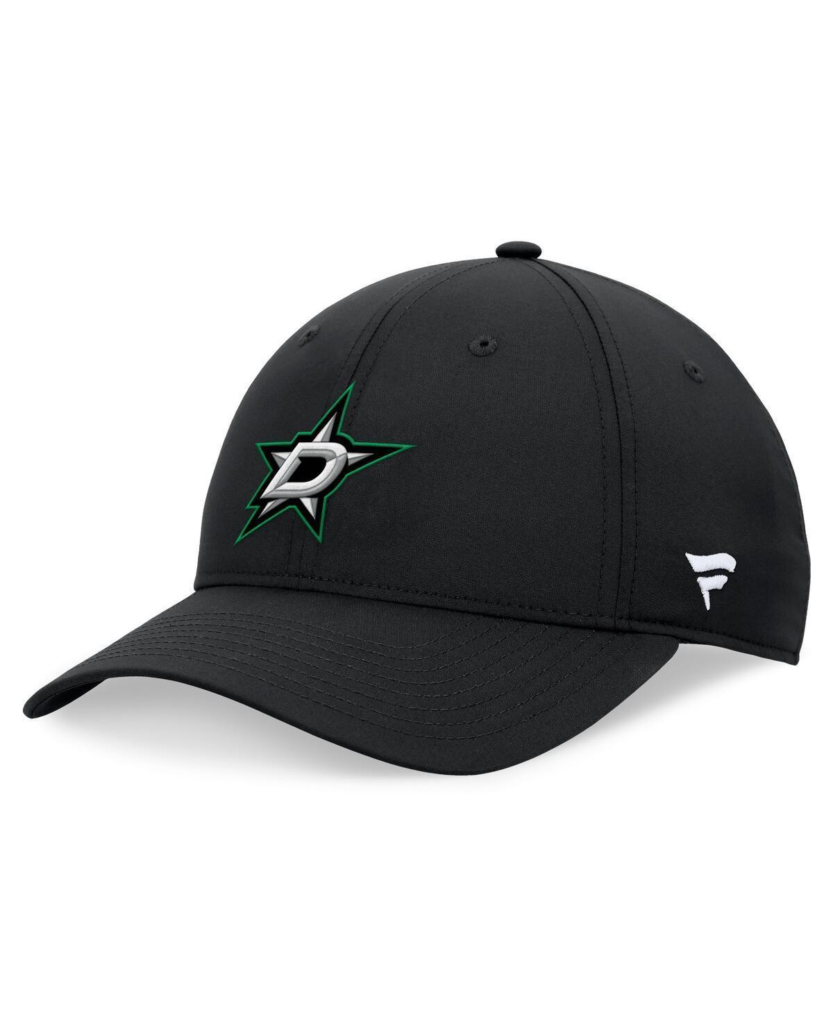 Mens Fanatics Black Dallas Stars Domestic 3D Patch Adjustable Hat Product Image