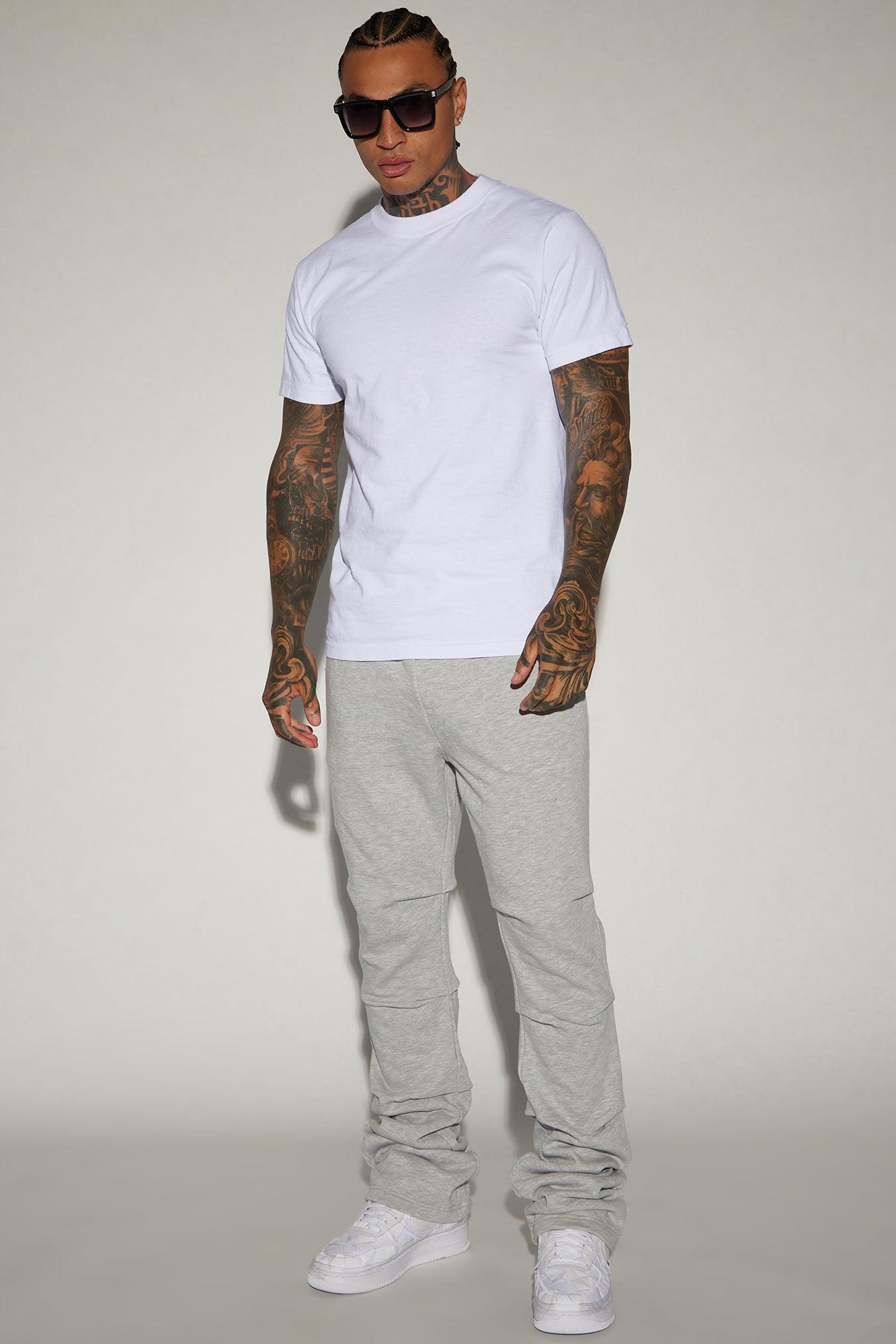 Hudson Skinny Flare Sweatpant - Heather Grey Product Image