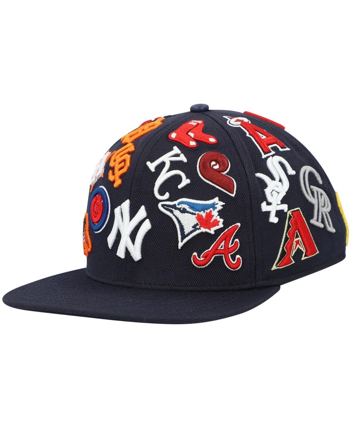 Mens Pro Standard Navy Mlb Pro League Wool Snapback Hat Product Image