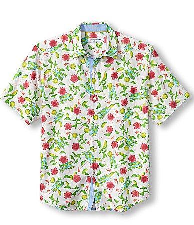 Tommy Bahama Mojito Bay Make It A Double Coolmax Short Sleeve Button-Up Shirt Product Image