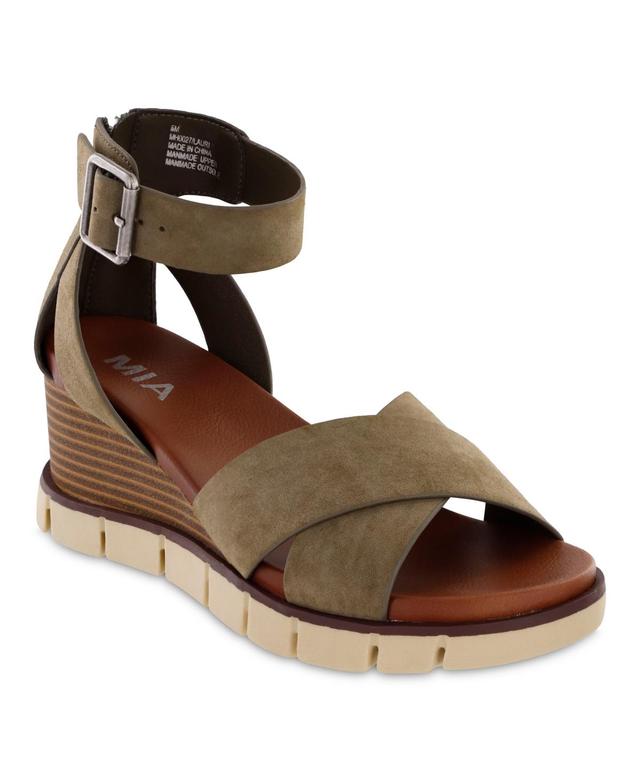 Mia Womens Lauri Wedge Sandals Product Image