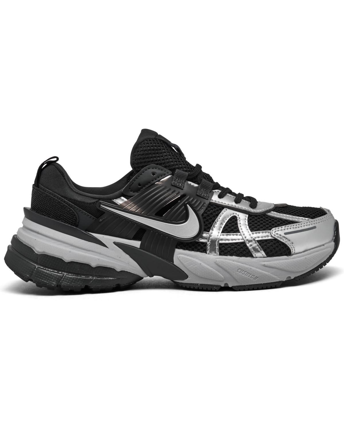 NIKE Women's V2k Run Running Sneakers From Finish Line In Silver/black/grey Product Image