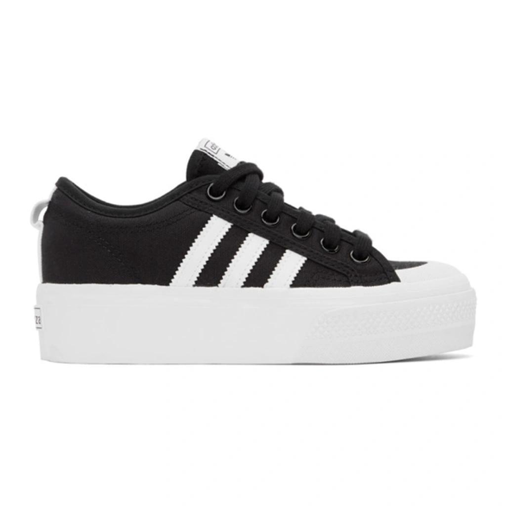 Black Nizza Platform Sneakers Product Image