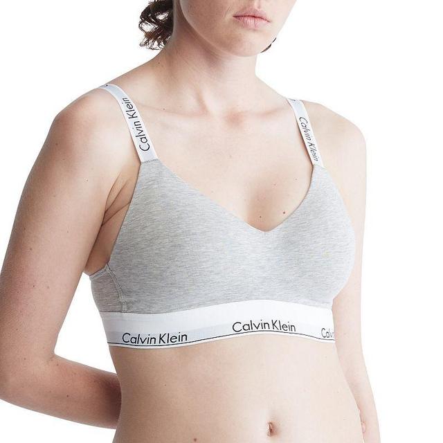 Calvin Klein Modern Cotton Lightly Lined Bralette QF7059, Womens Product Image