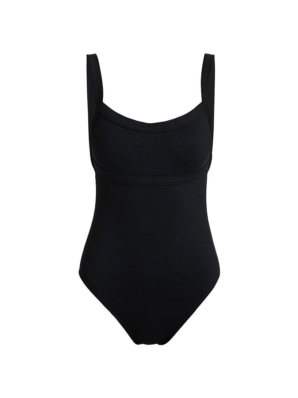 Womens Scoopneck One-Piece Swimsuit Product Image