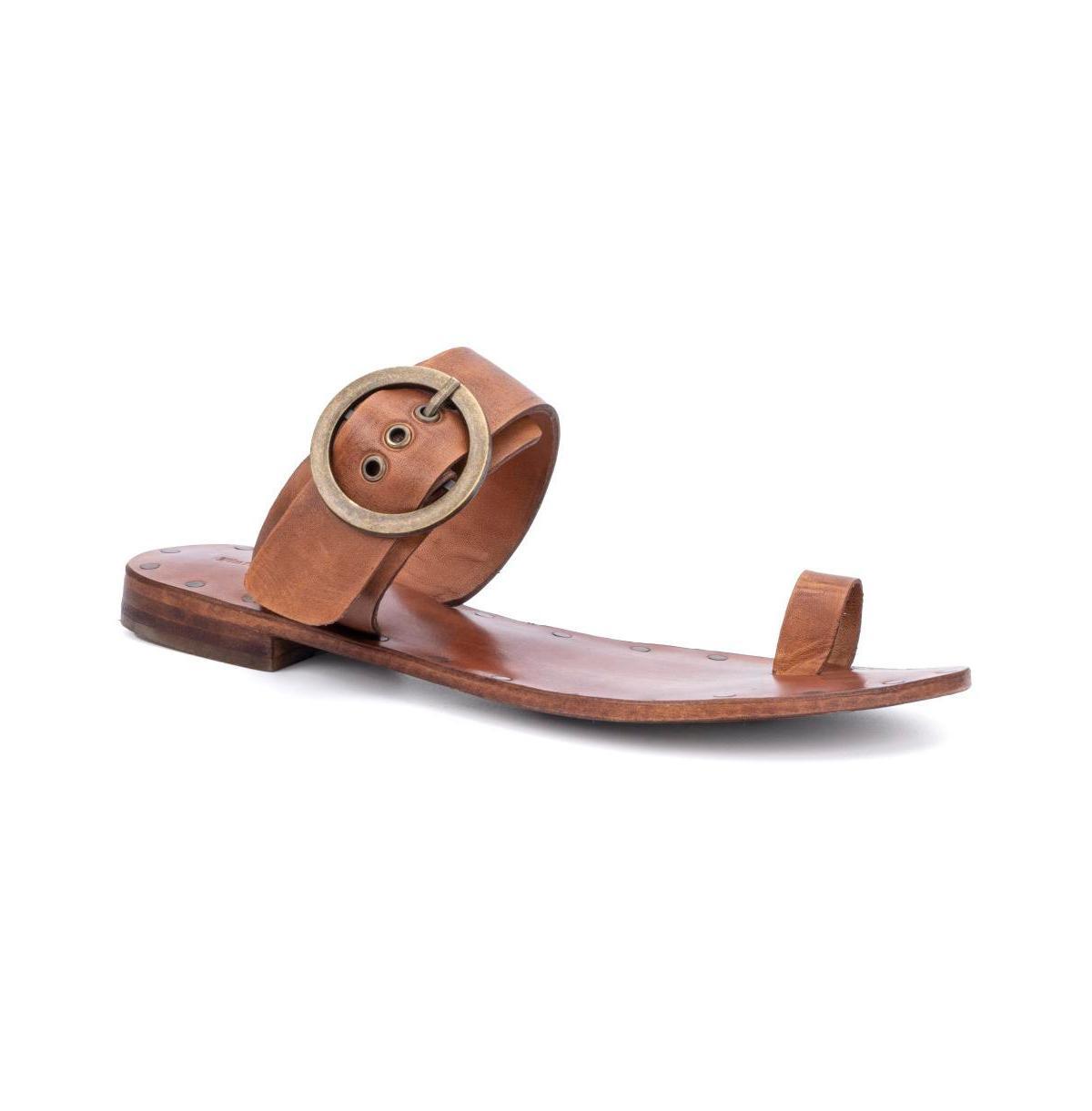 Vintage Foundry Co. Lilith Womens Leather Slide Sandals Product Image