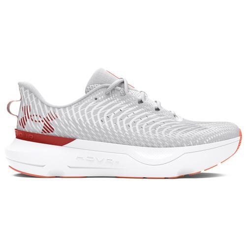 Under Armour Mens Under Armour Infinite Pro - Mens Running Shoes White/Halo Grey/Earthen Orange Product Image