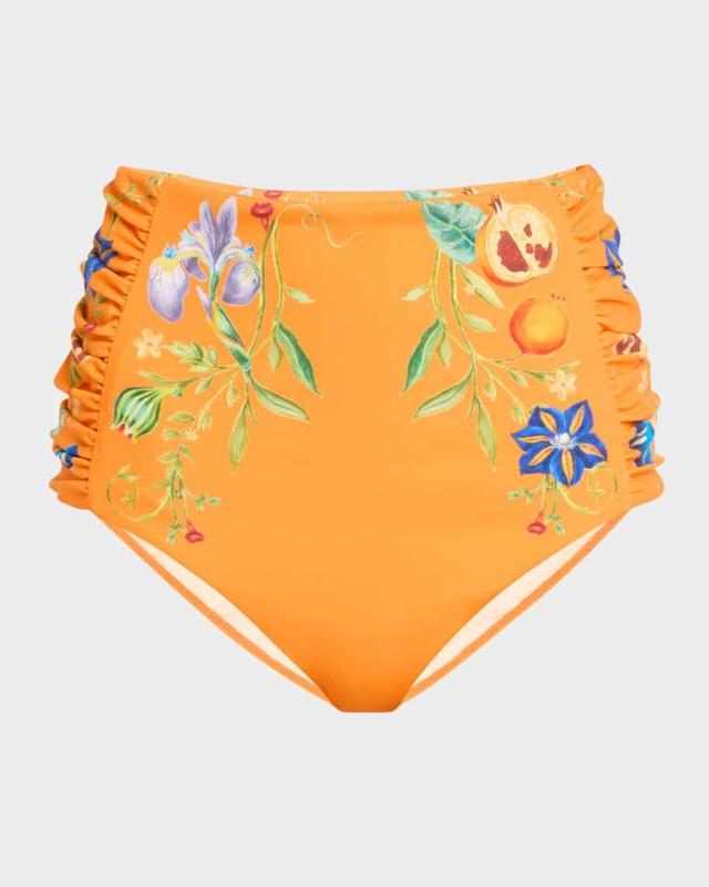 Flores High-Waist Bikini Botoms Product Image