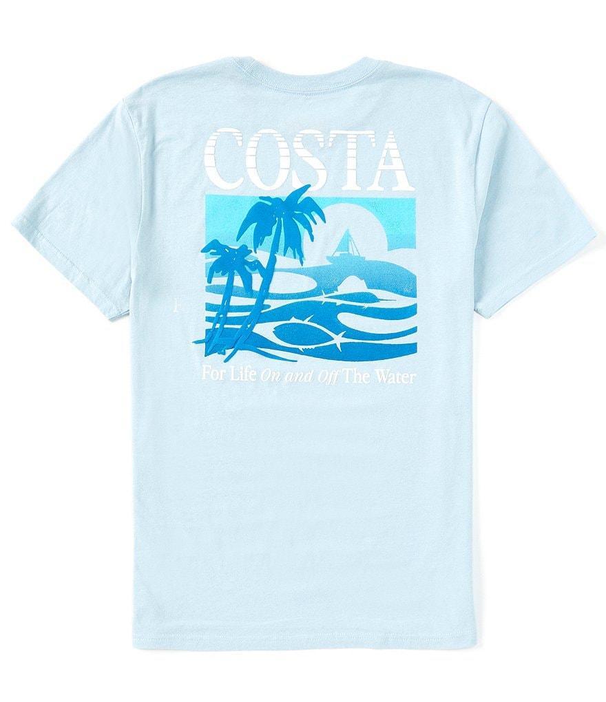 Costa Short Sleeve Gnarly Beach Graphic T-Shirt Product Image