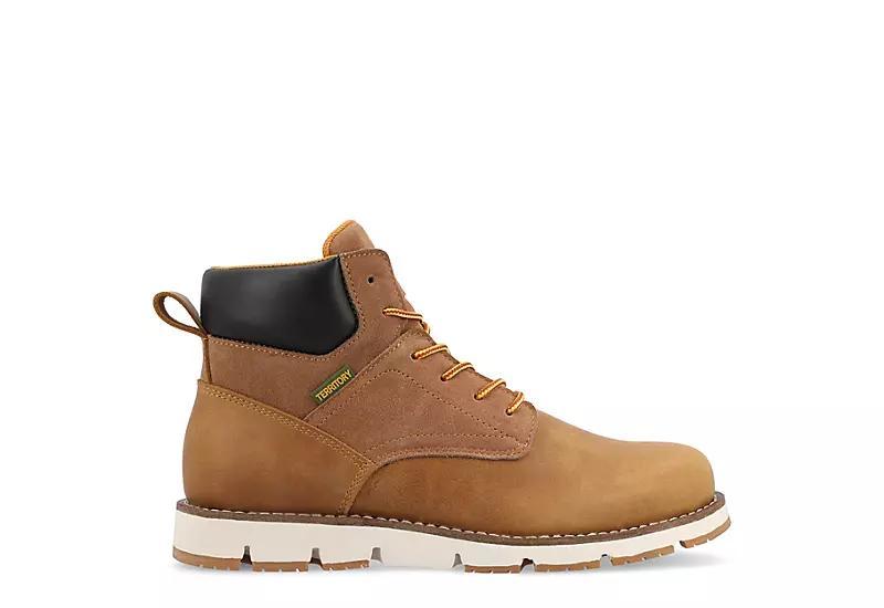 Territory Mens Range Flat Heel Lace-Up Boots Product Image