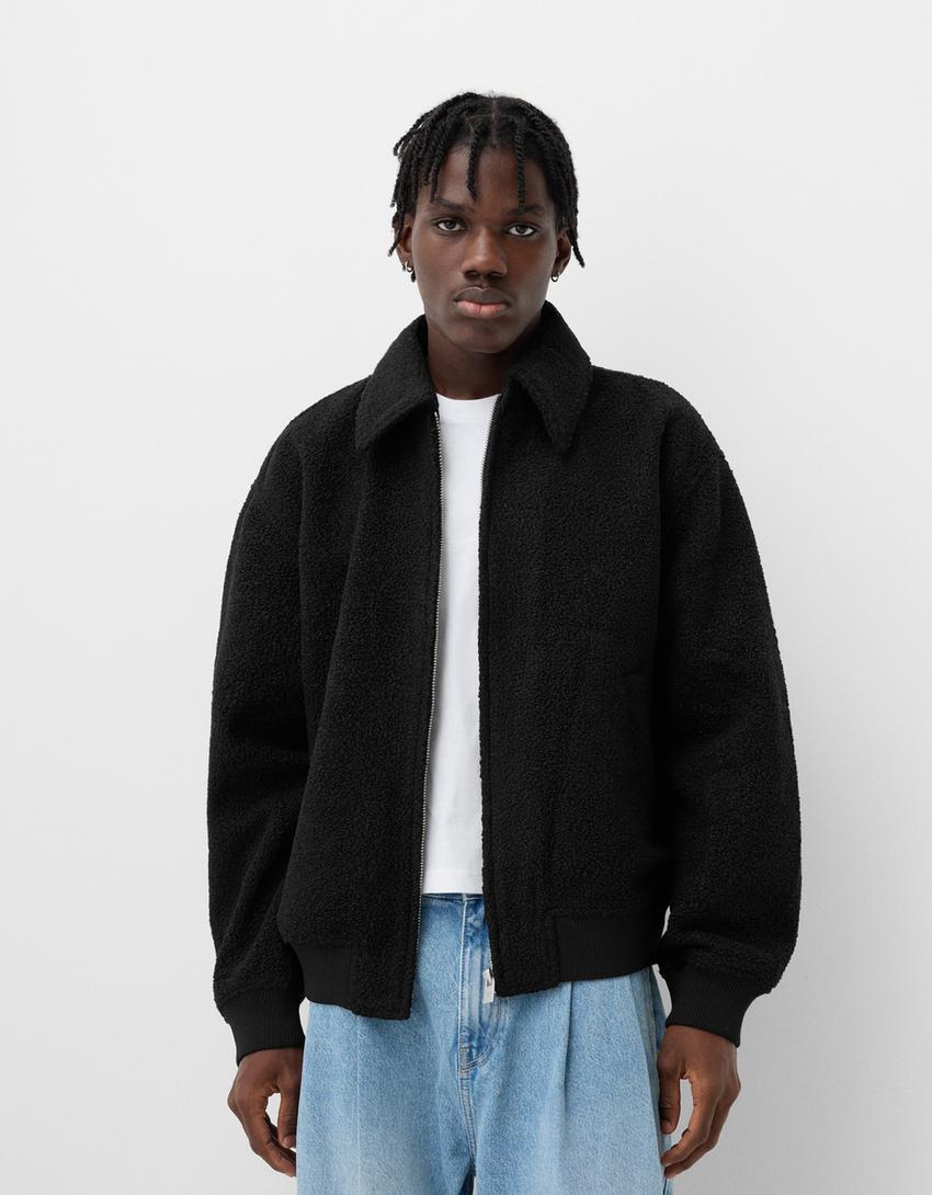 Faux shearling jacket Product Image