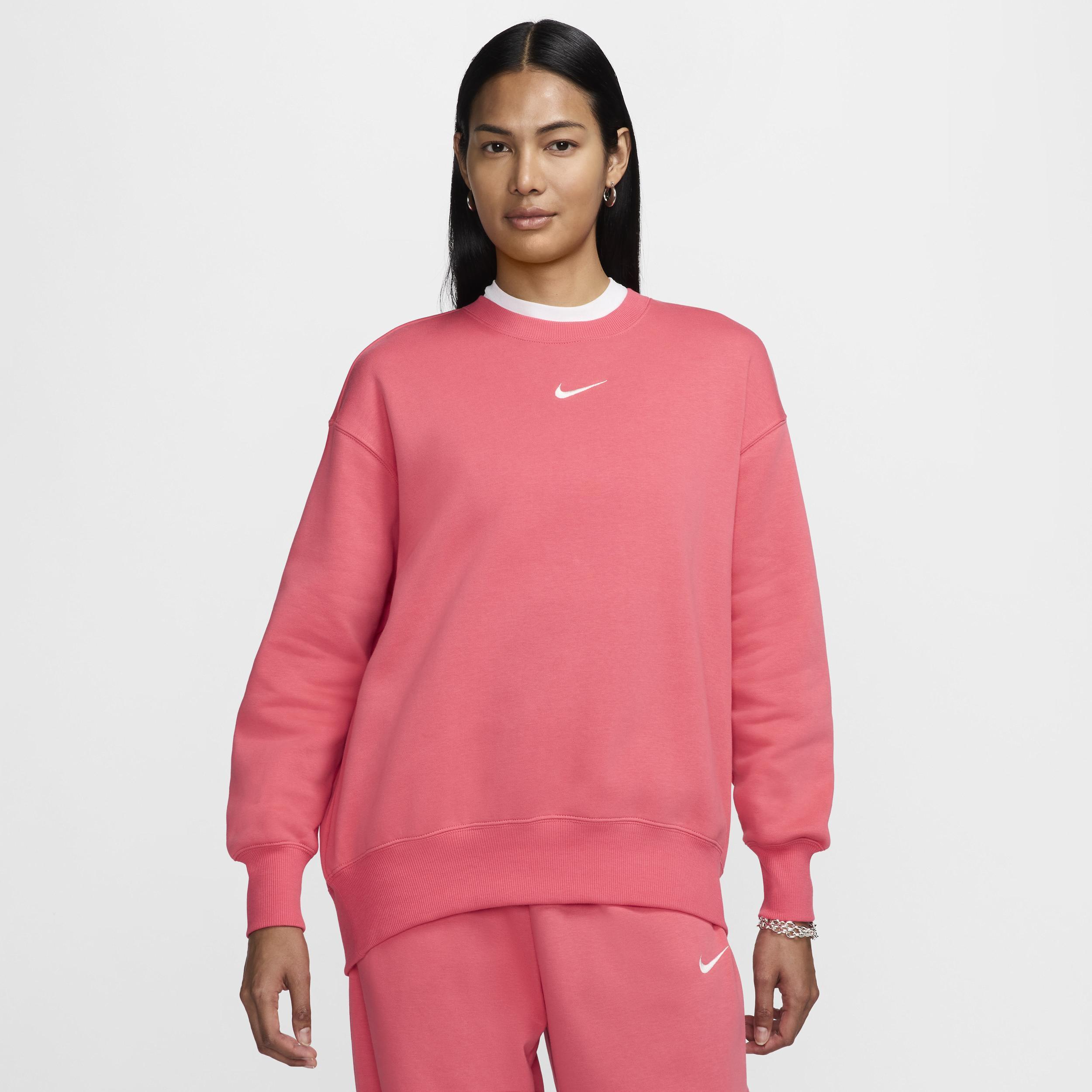 Womens Nike Sportswear Phoenix Fleece Oversized Crew-Neck Sweatshirt Product Image