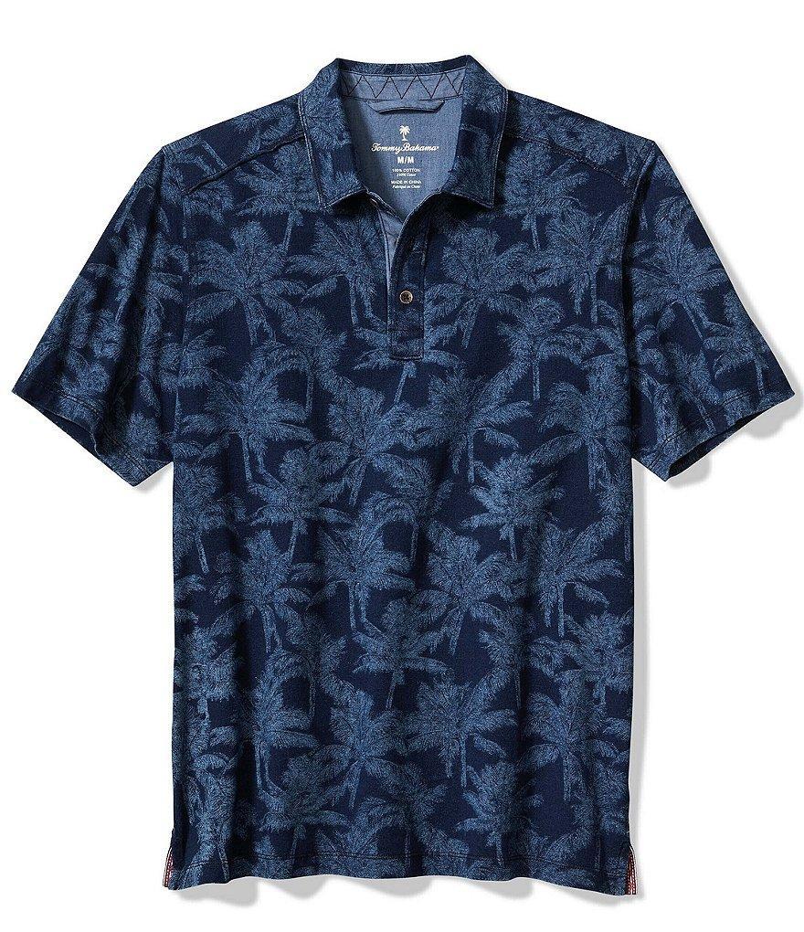 Tommy Bahama Palm Impressions Short Sleeve Printed Polo Shirt Product Image