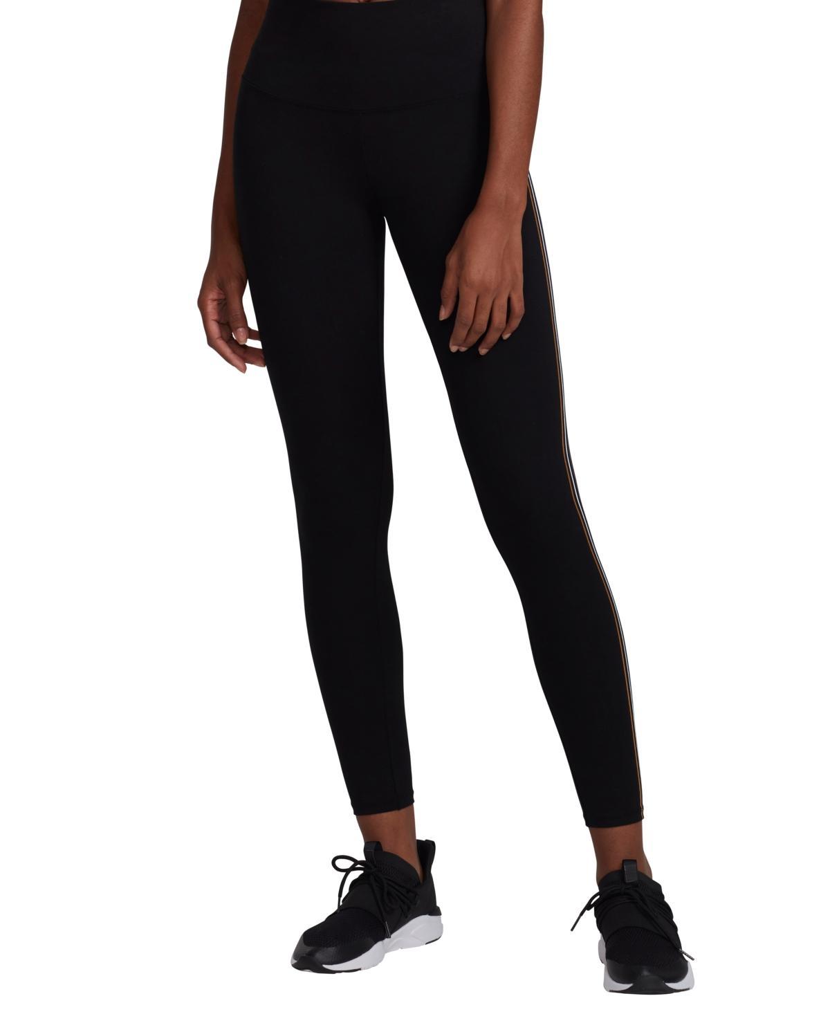 Andrew Marc Sport Womens Full Length Leggings with Colorful Side Stripe Product Image