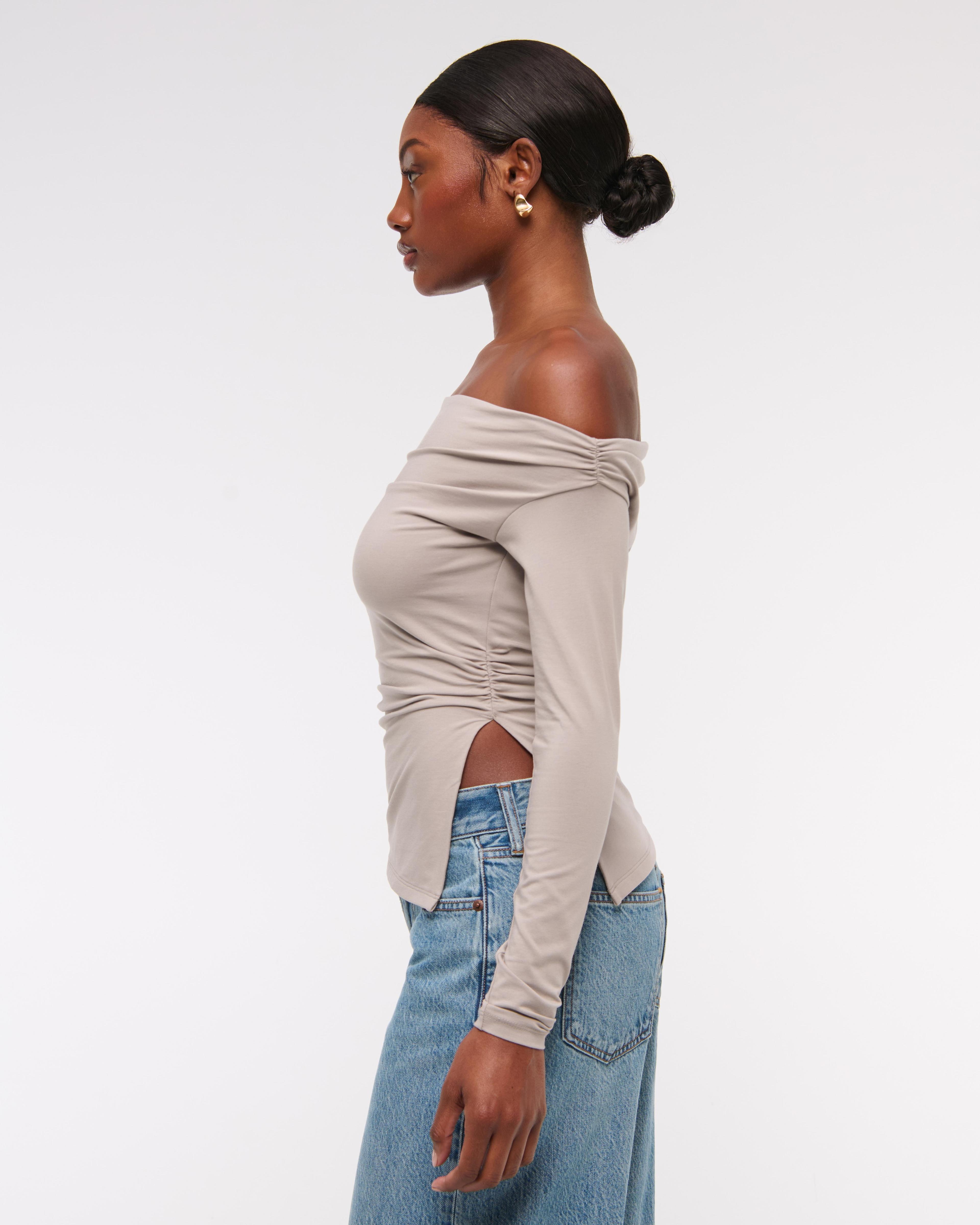 Off-The-Shoulder Draped Top Product Image