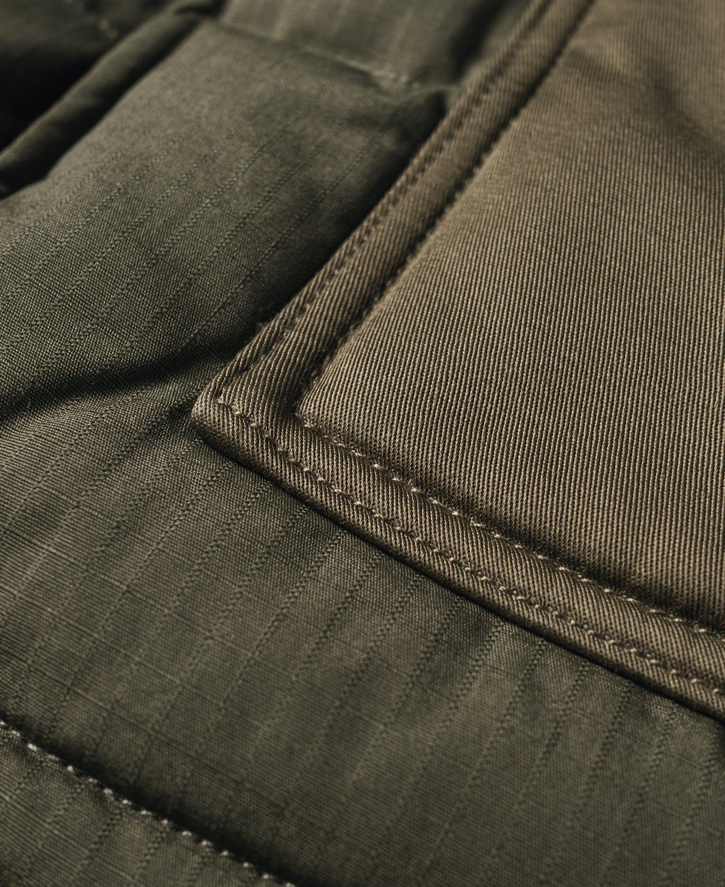 Box Quilted Down Liner Jacket - Olive Product Image