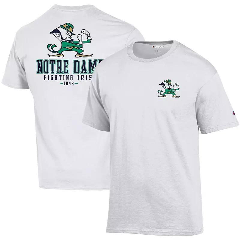 Mens Champion Notre Dame Fighting Irish Team Stack 2-Hit T-Shirt Product Image