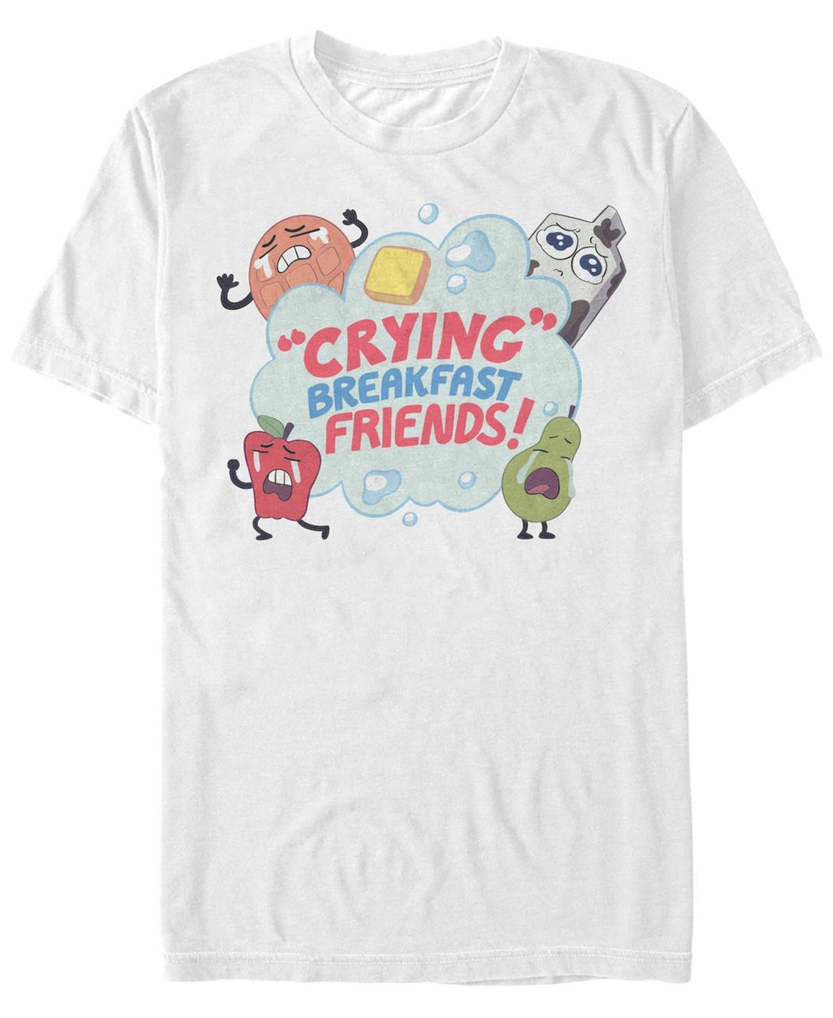 Mens Steven Universe Crying Breakfast Friends! Collage Tee Product Image