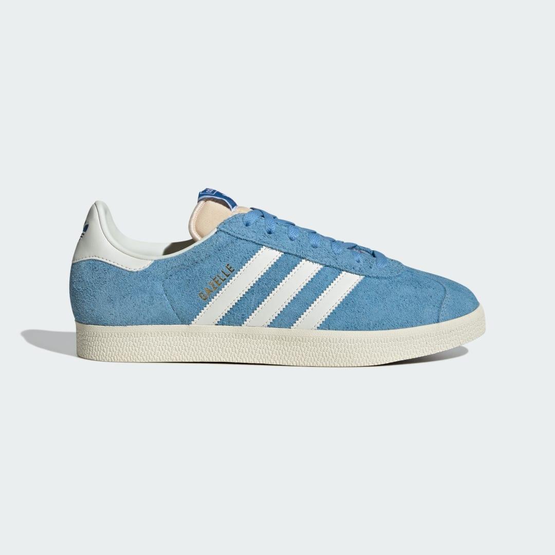 Mens adidas Gazelle Athletic Shoe Off White / Cream White Product Image