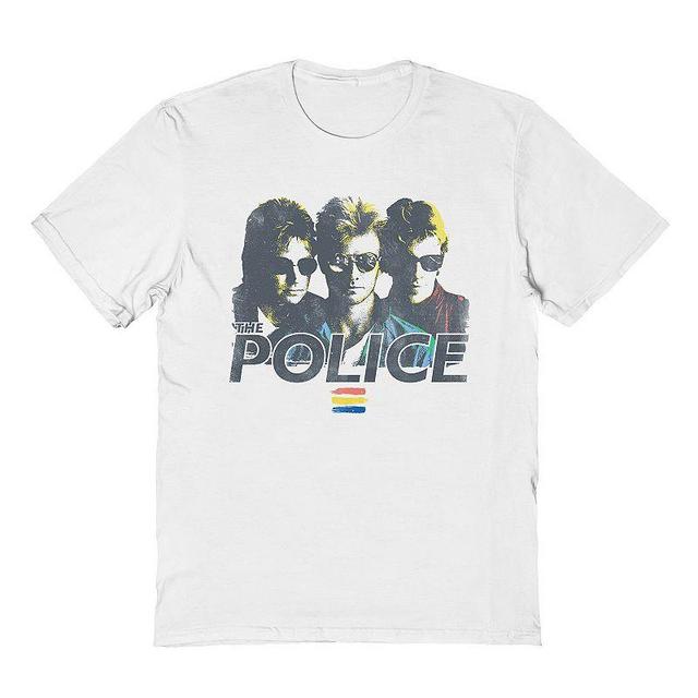 Mens The Police Tee White Product Image