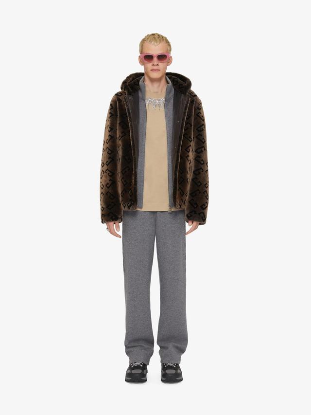 Jacket in shearling with monogram 72 Product Image