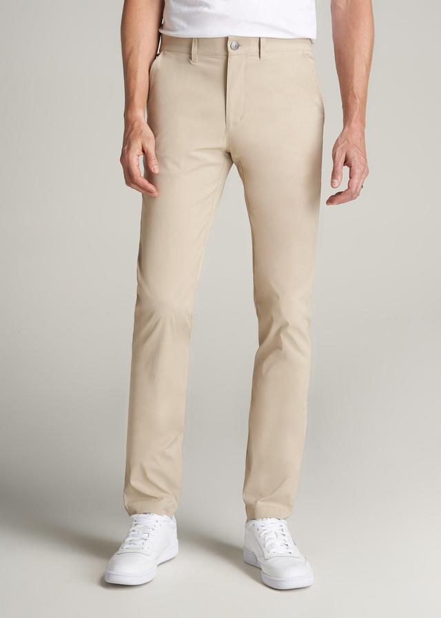 TAPERED FIT Traveler Chino Pants for Tall Men in Light Khaki Male Product Image