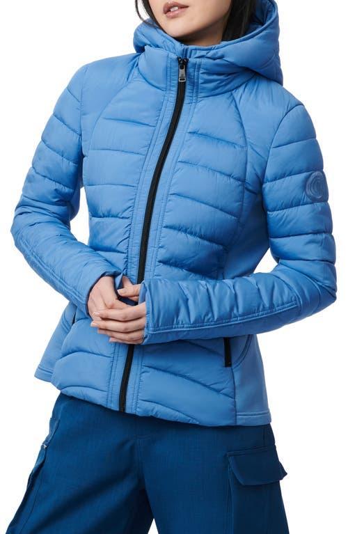 Bernardo Hooded Quilted Water Repellent Jacket Product Image