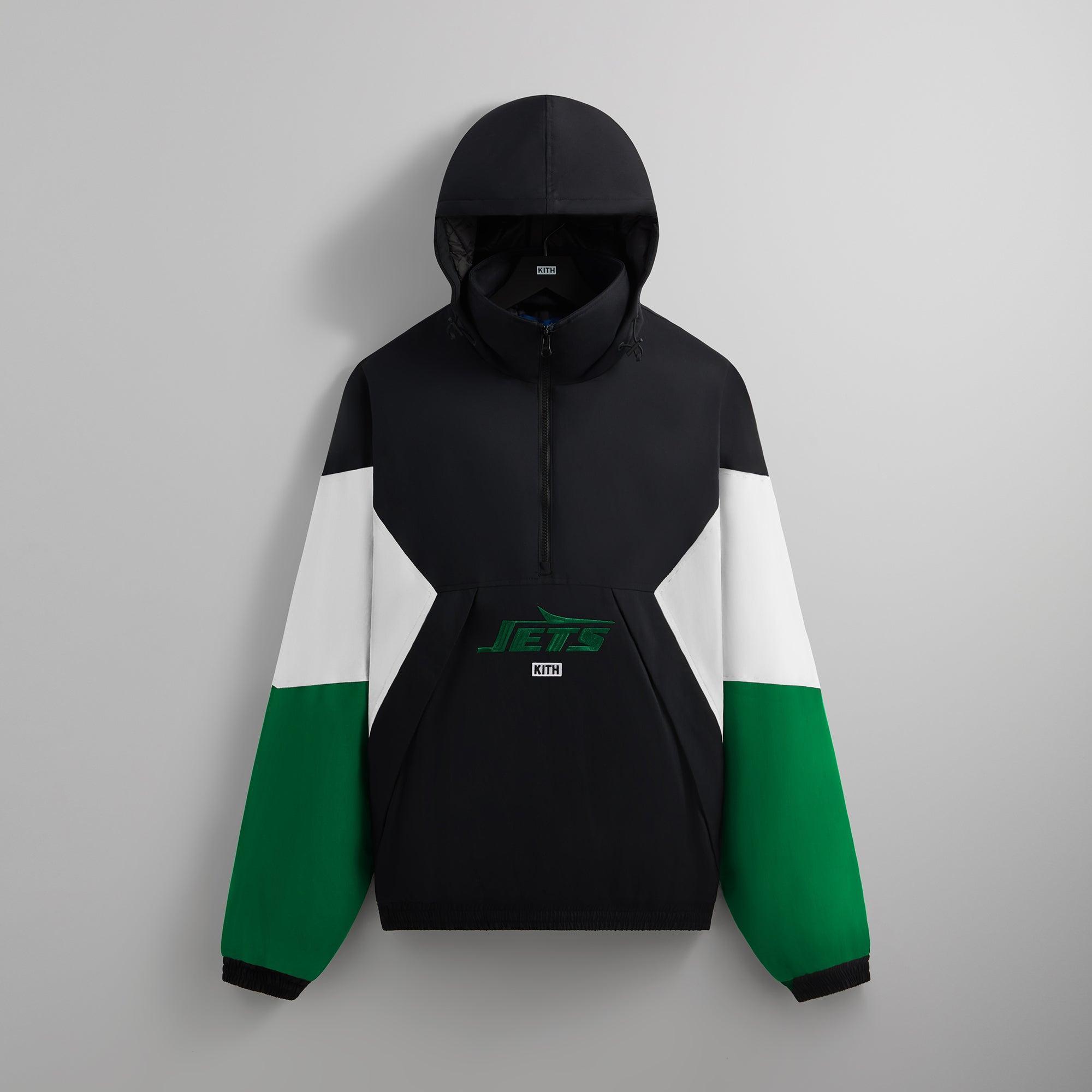 Kith & '47 for the NFL: Jets Quarter Zip Anorak With Hood - Black Male Product Image