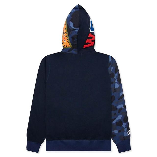 Color Camo Shark Full Zip Hoodie - Navy Male Product Image