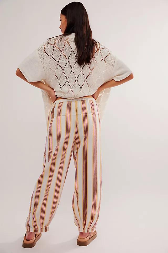 To The Sky Striped Parachute Pants Product Image