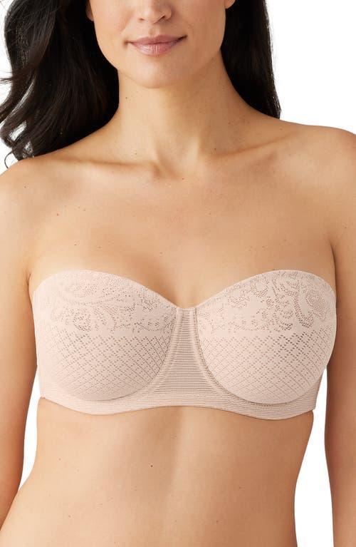 Womens Visual Effects Strapless Minimizer Bra Product Image