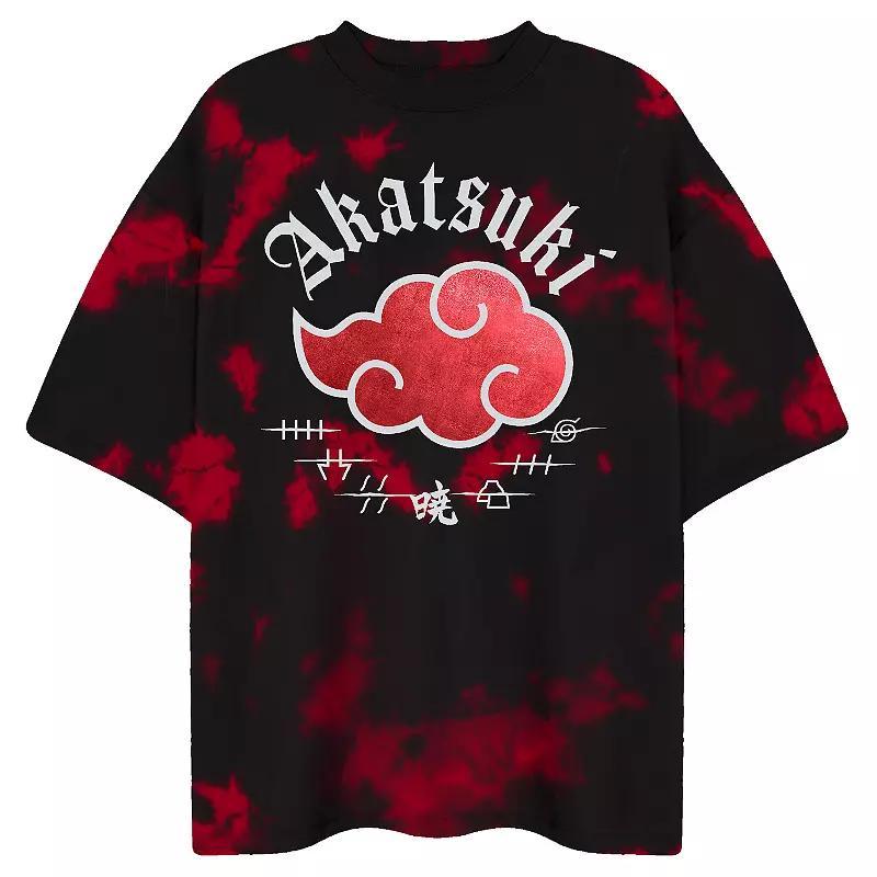 Mens Naruto Akatsuki Cloud Crewneck Graphic Tee Product Image