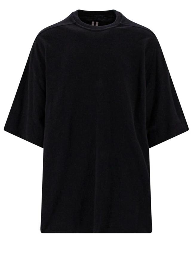 RICK OWENS Organic-cotton T-shirt In Black Product Image