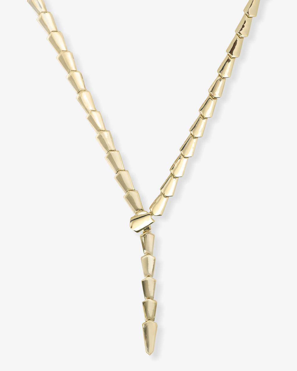 XL Serpent Lariat - Gold Product Image