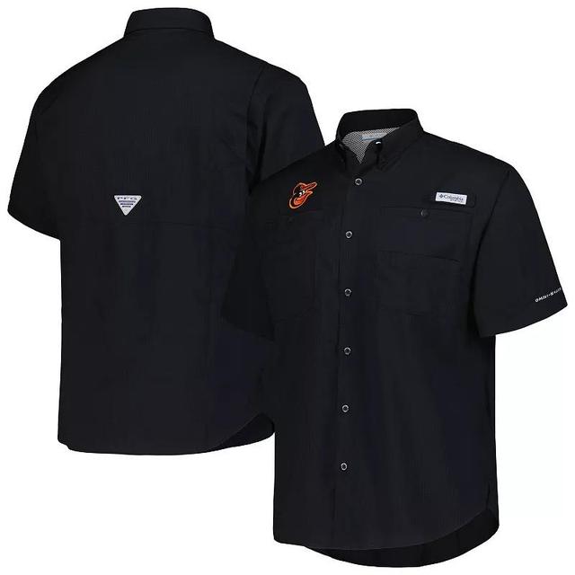 Mens Columbia Baltimore Orioles Tamiami Omni-Shade Button-Down Shirt Product Image