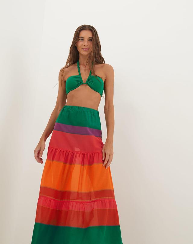 Helen Long Skirt - Heatwave Product Image