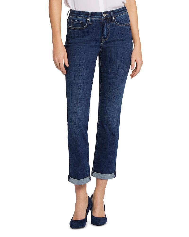 NYDJ Sheri Slim Rolled Cuff Cropped Denim Jeans Product Image