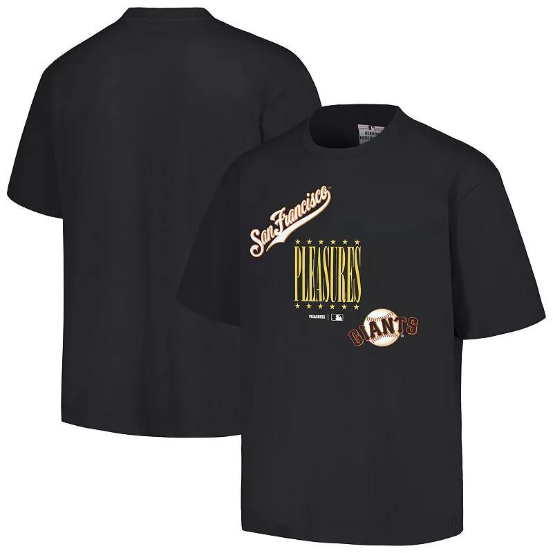 Mens PLEASURES San Francisco Giants Repurpose T-Shirt Product Image