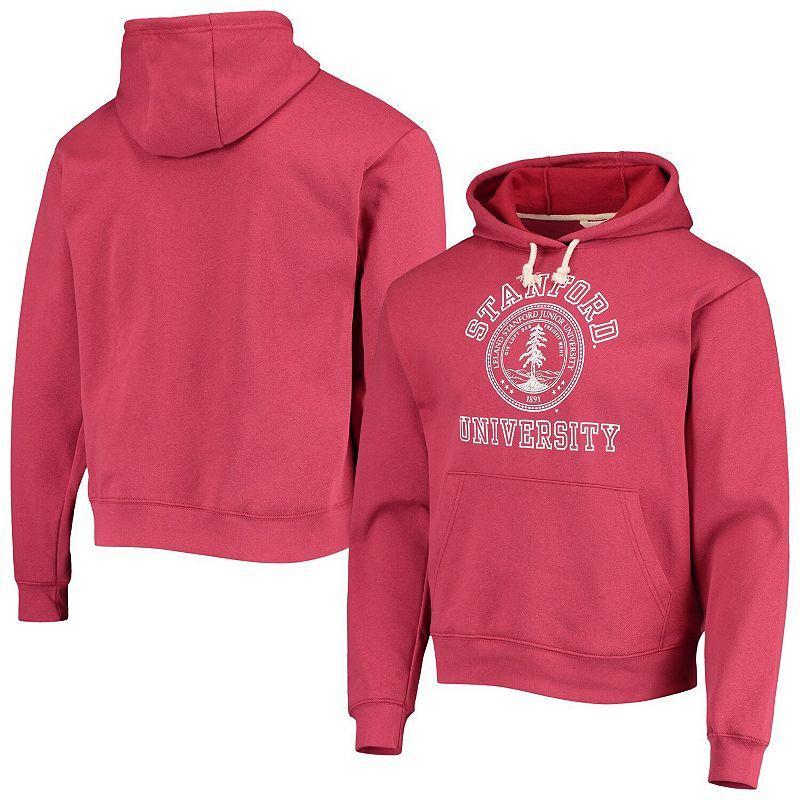 Mens League Collegiate Wear Cardinal Stanford Cardinal Seal Neuvo Essential Fleece Pullover Hoodie Product Image