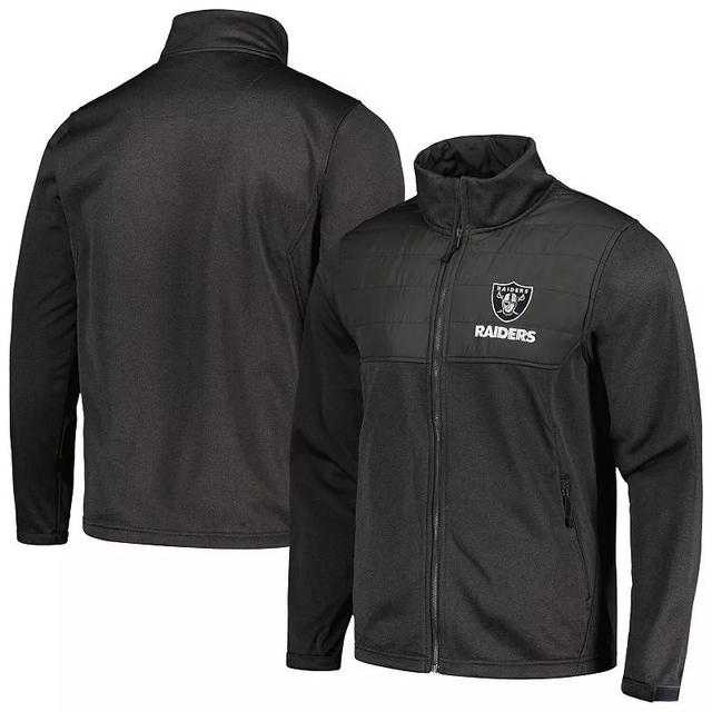 Mens Dunbrooke Heather Black Las Vegas Raiders Explorer Tech Full-Zip Jacket Product Image