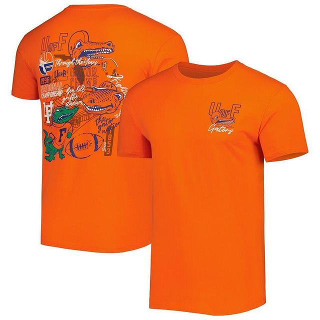 Mens Florida Gators Vintage Through the Years Two-Hit T-Shirt Product Image