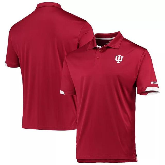 Mens Colosseum Crimson Indiana Hoosiers Santry Lightweight Polo Product Image